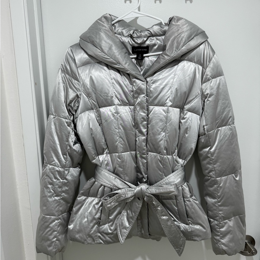 Silver Puffer Jacket